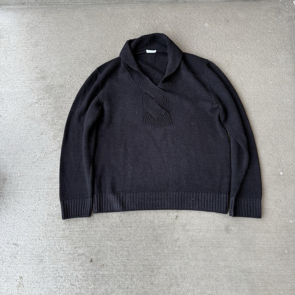 Iceberg 100% Wool Cowl Neck Sweater Mens Gray XXL